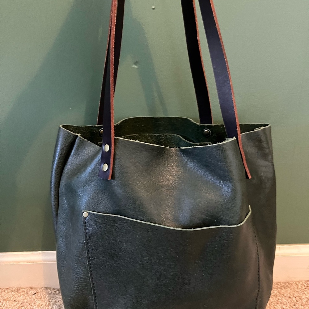 Portland leather goods medium tote
